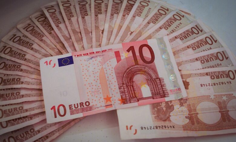 euros, note, rich